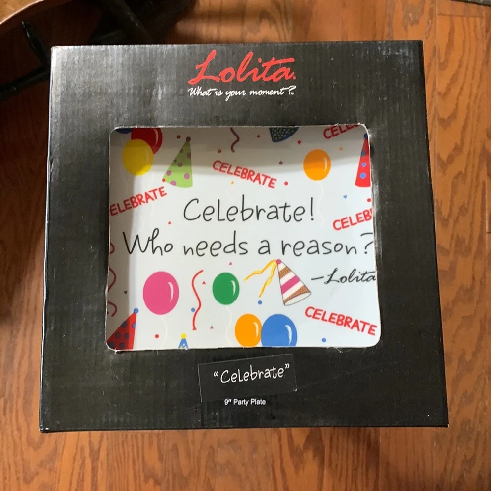 Lolita Celebrate Party Plate - Multicolor